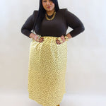 Gonna pois satin 23761