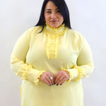 blusa  con rouche 29297