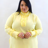 blusa  con rouche 29297