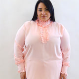 blusa  con rouche 29297