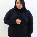 blusa  con rouche 29297