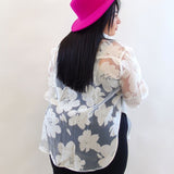 camicia flower 9183