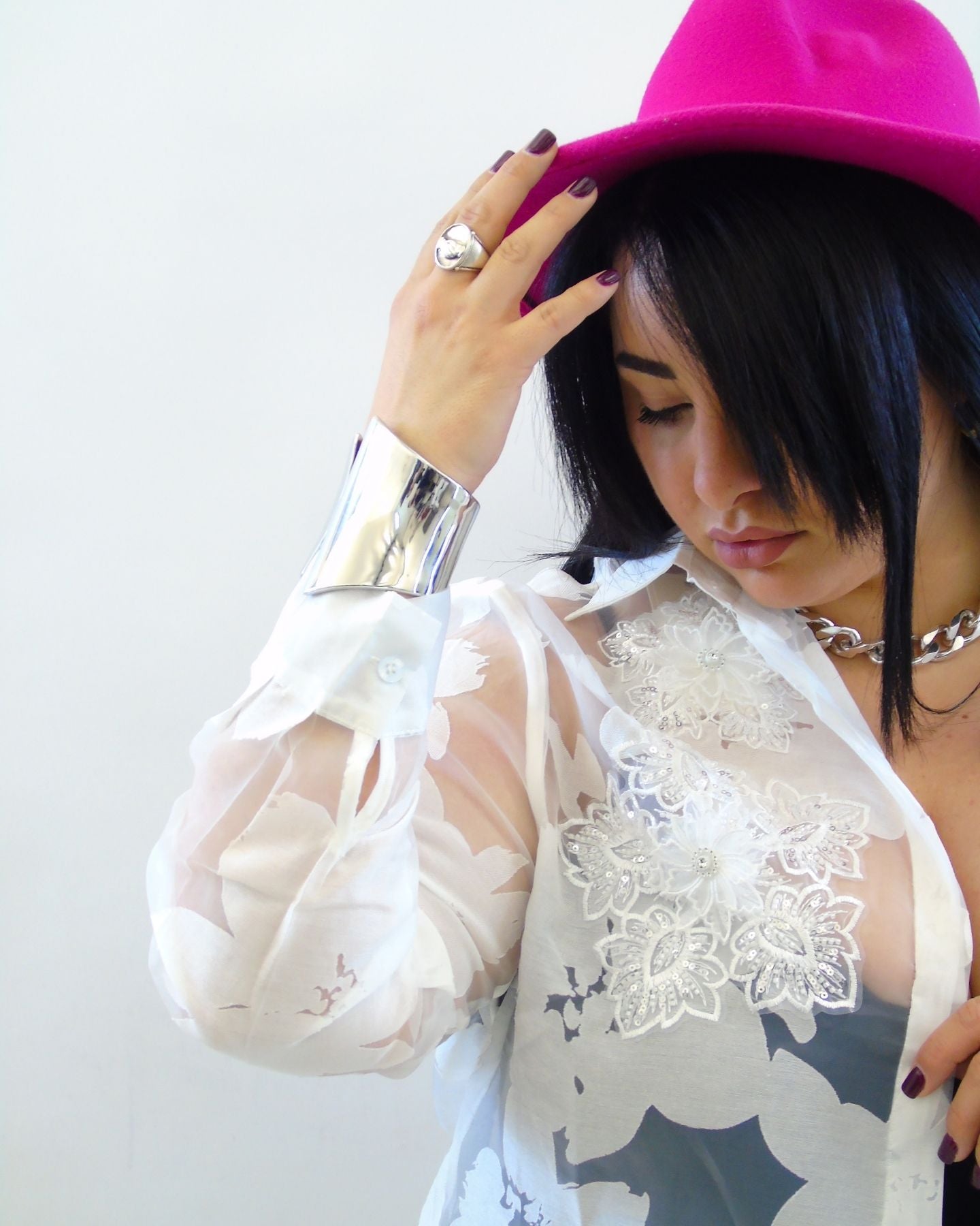 camicia flower 9183