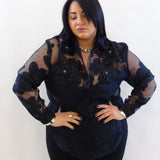 camicia flower 9183