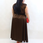 Abito elegante satin 123501