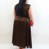 Abito elegante satin 123501