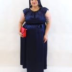 Abito elegante satin 123501