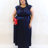 Abito elegante satin 123501