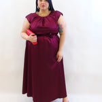 Abito elegante satin 123501