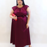 Abito elegante satin 123501