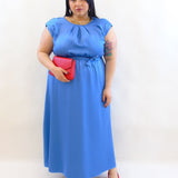 Abito elegante satin 123501