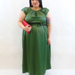 Abito elegante satin 123501