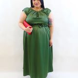 Abito elegante satin 123501