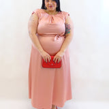 Abito elegante satin 123501