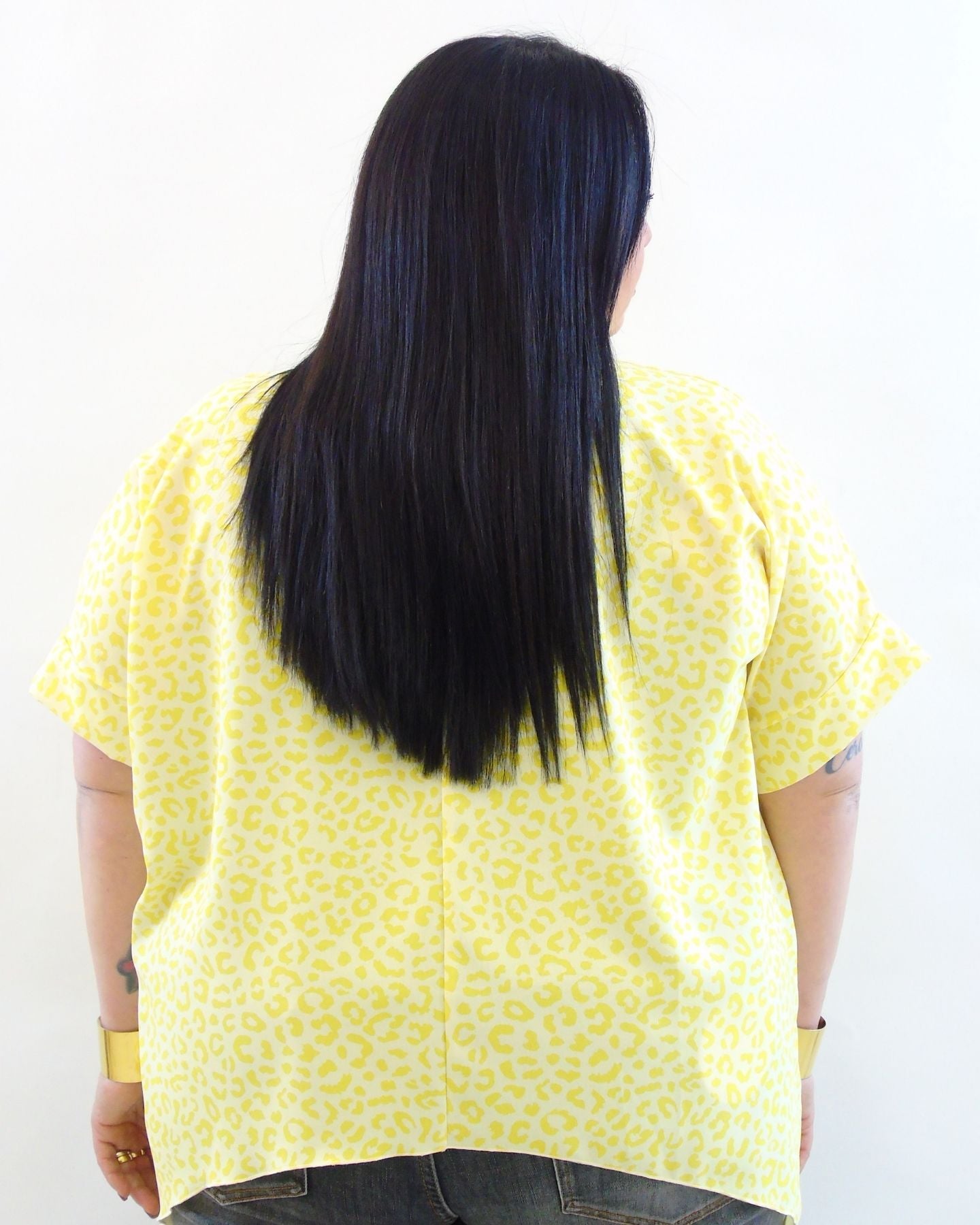 Blusa asim animalier  3912