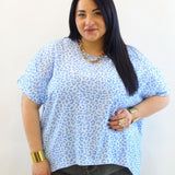 Blusa asim animalier  3912