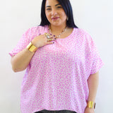 Blusa asim animalier  3912