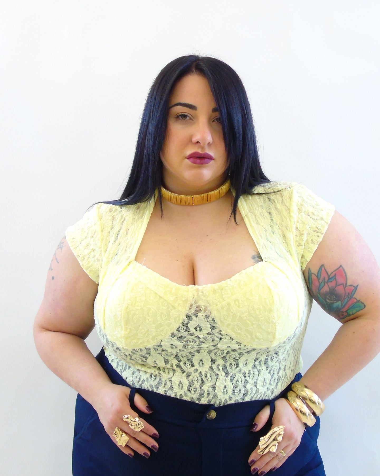 Blusa con coppa 28776