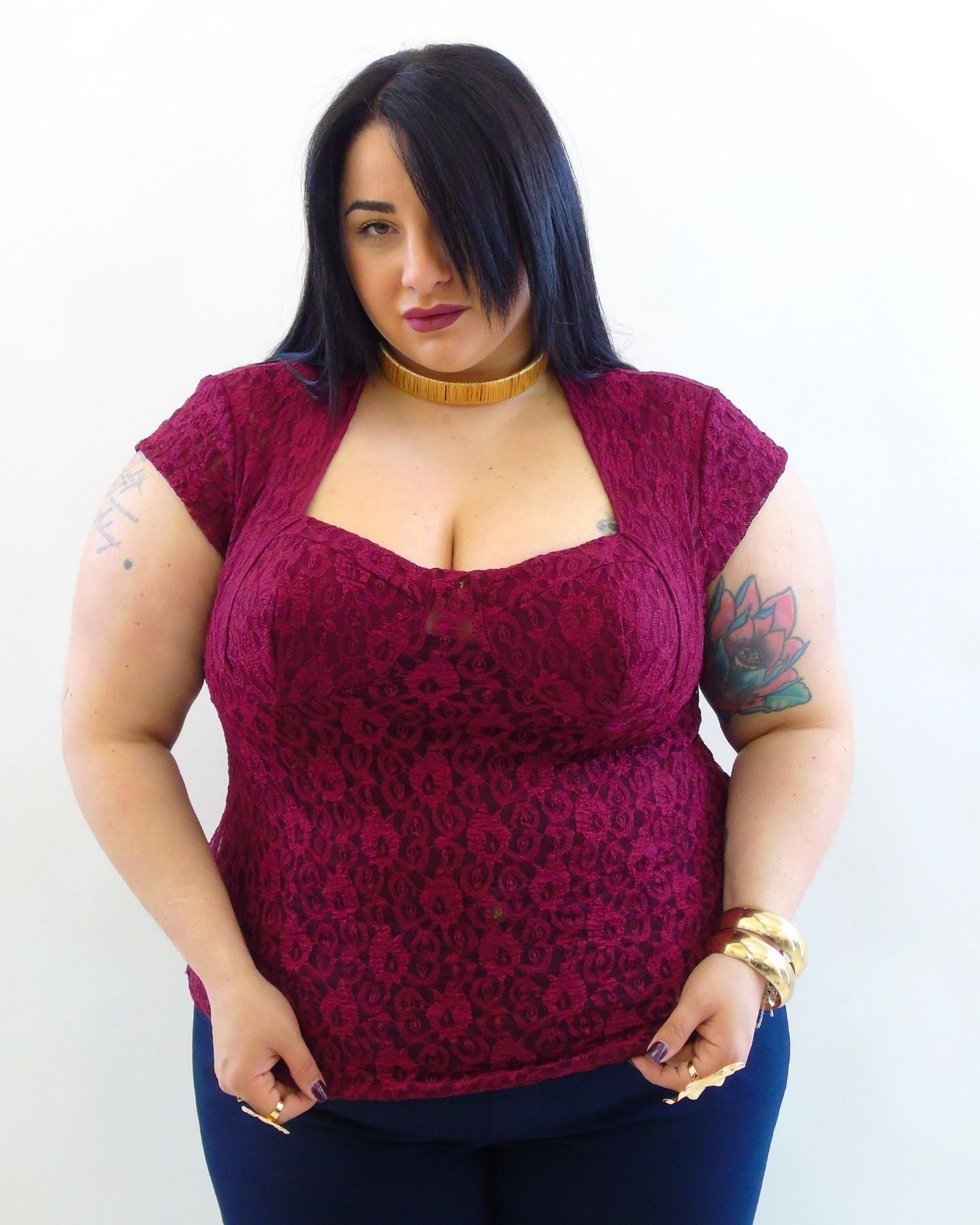 Blusa con coppa 28776