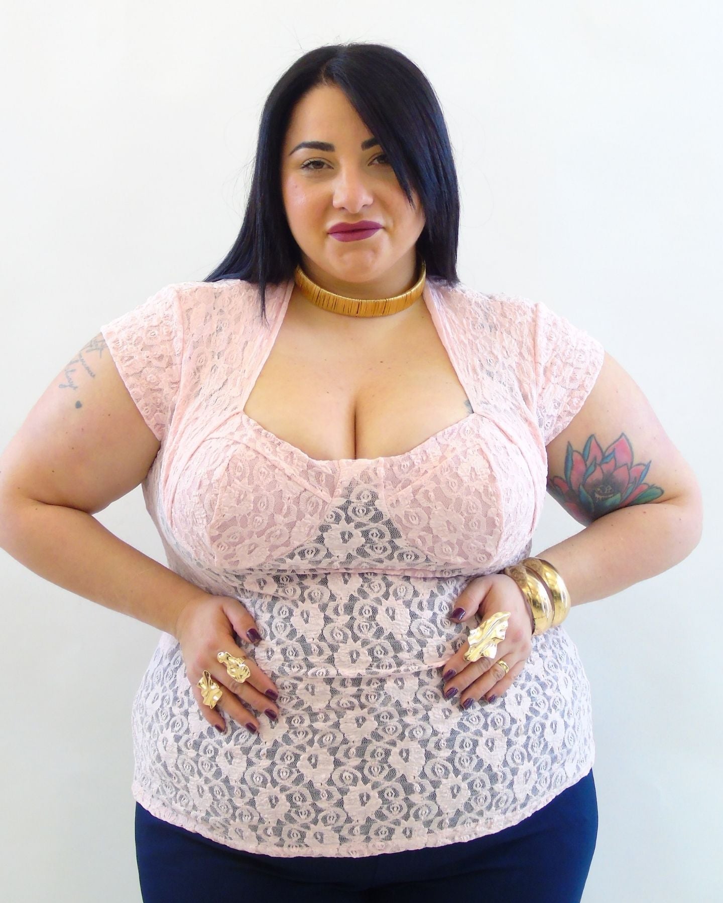 Blusa con coppa 28776