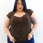 Blusa con coppa 28776