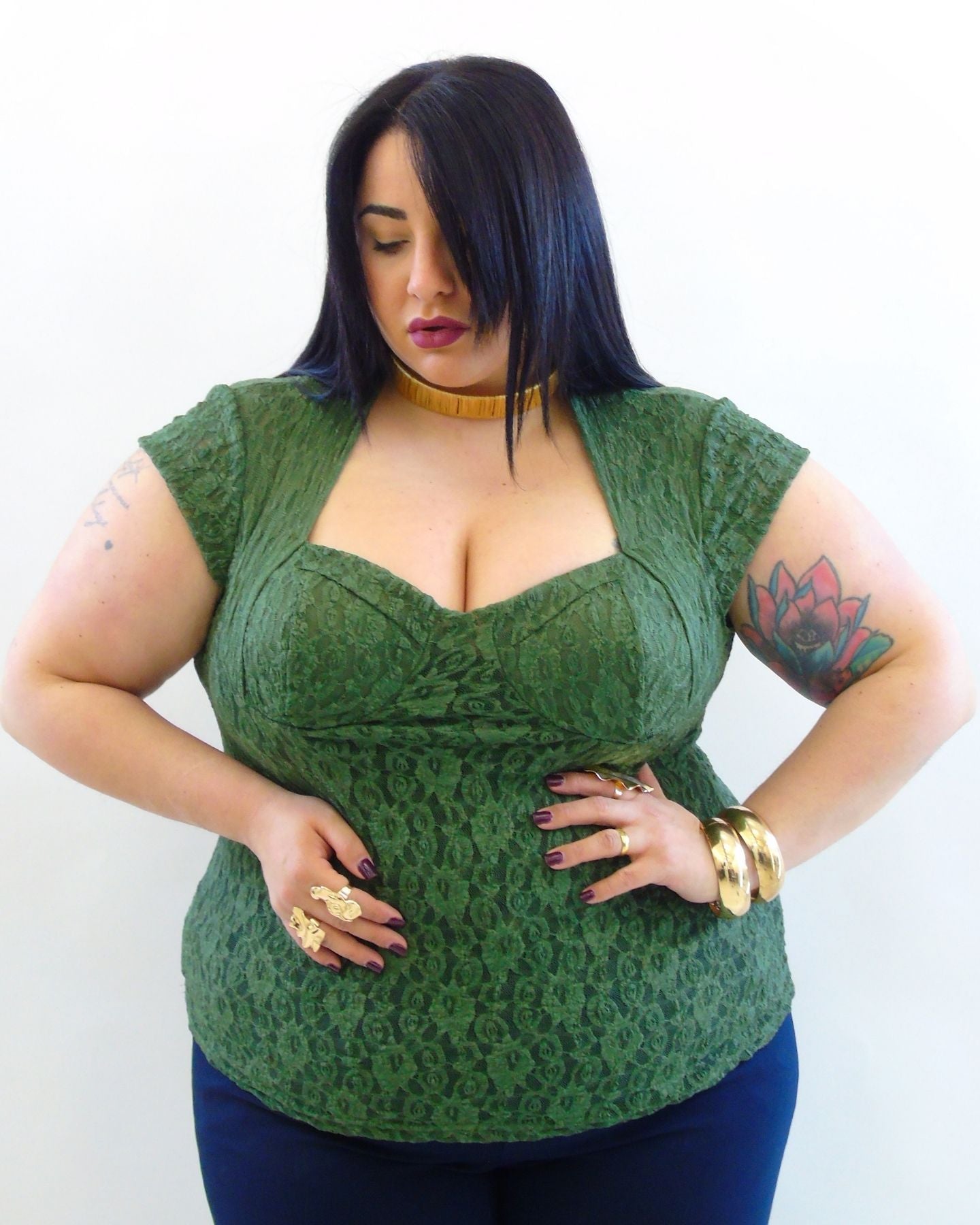 Blusa con coppa 28776
