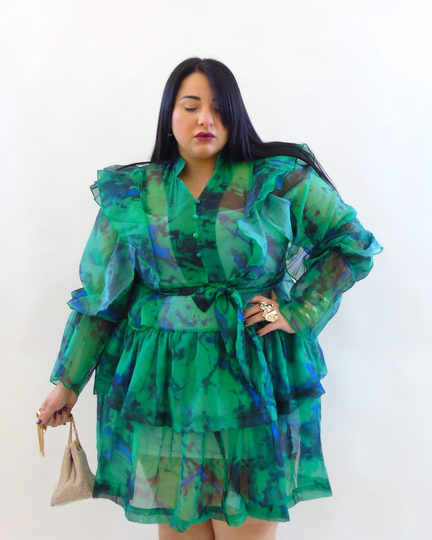 Abito organza 868