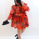 Abito organza 688