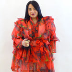 Abito organza 688