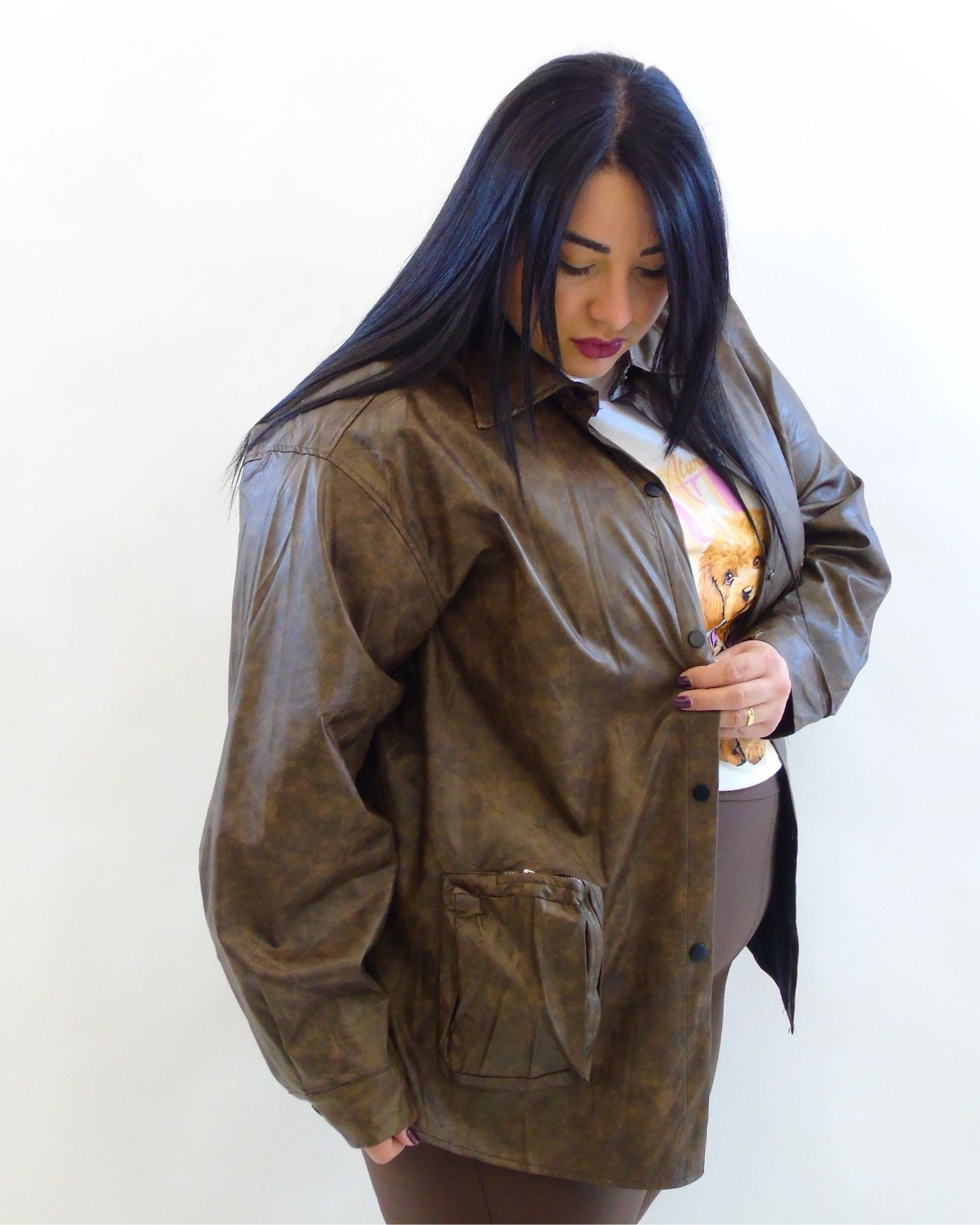 Camicia con tasche cargo 80799