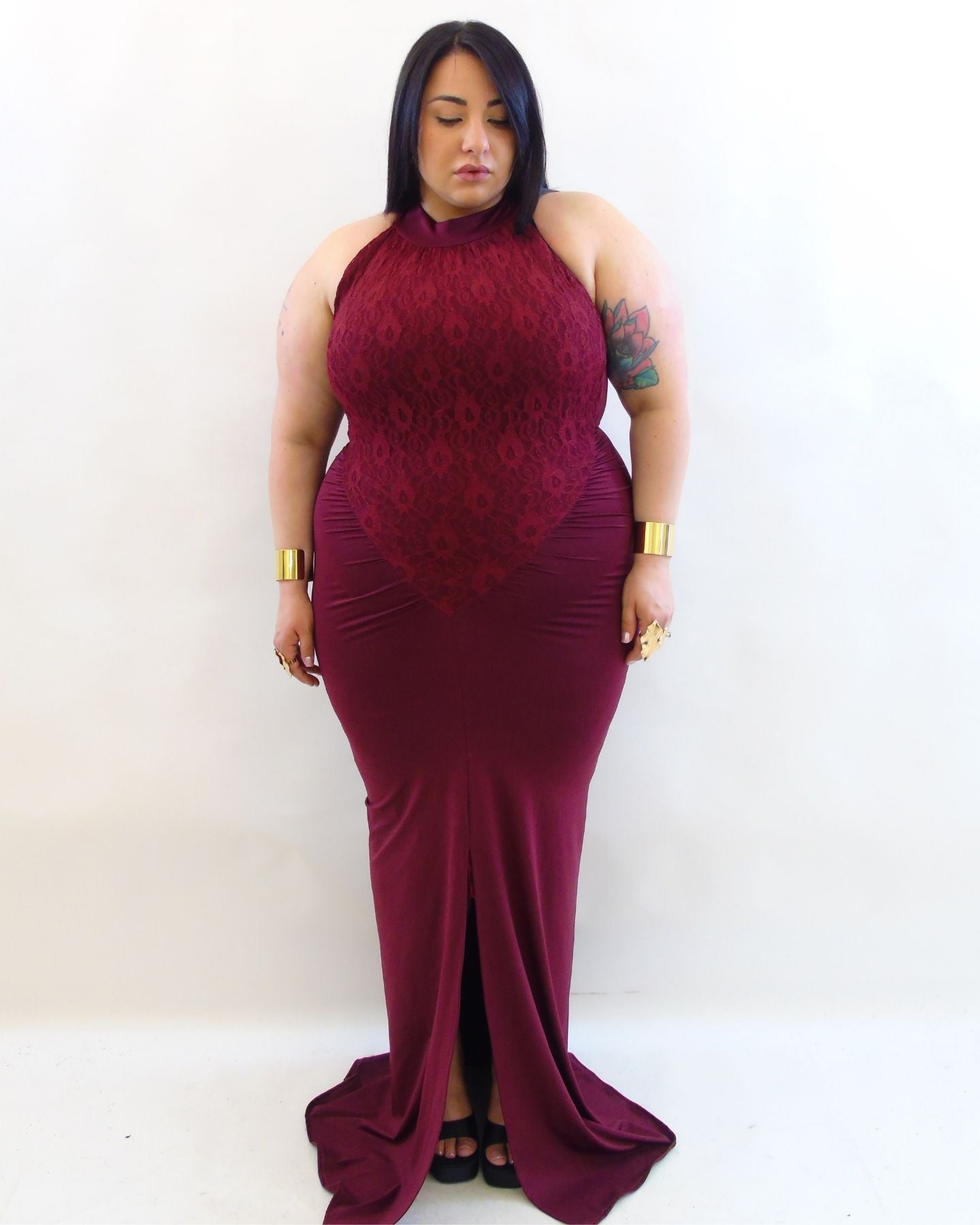 Abito sirena con pizzo 1472