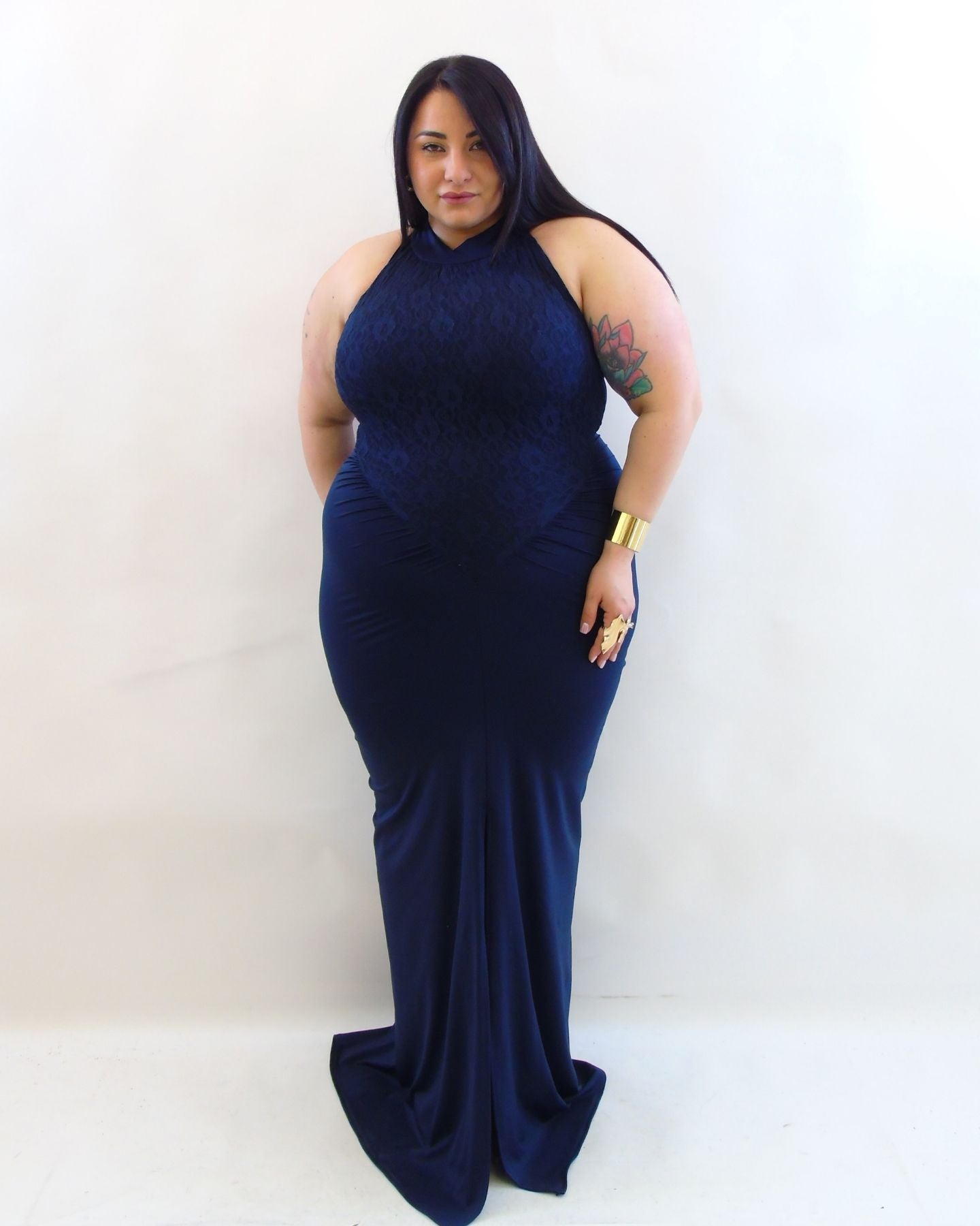 Abito sirena con pizzo 1472