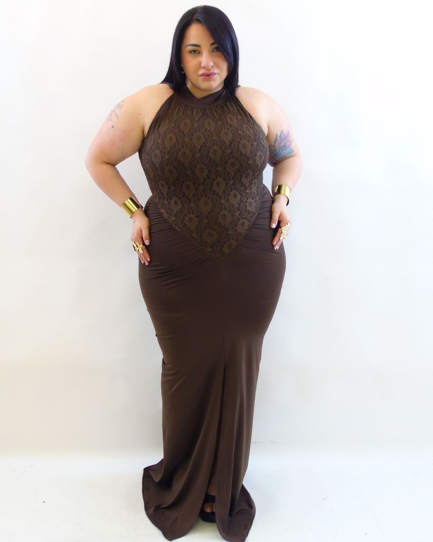 Abito sirena con pizzo 1472