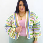 Cardigan in filo 582