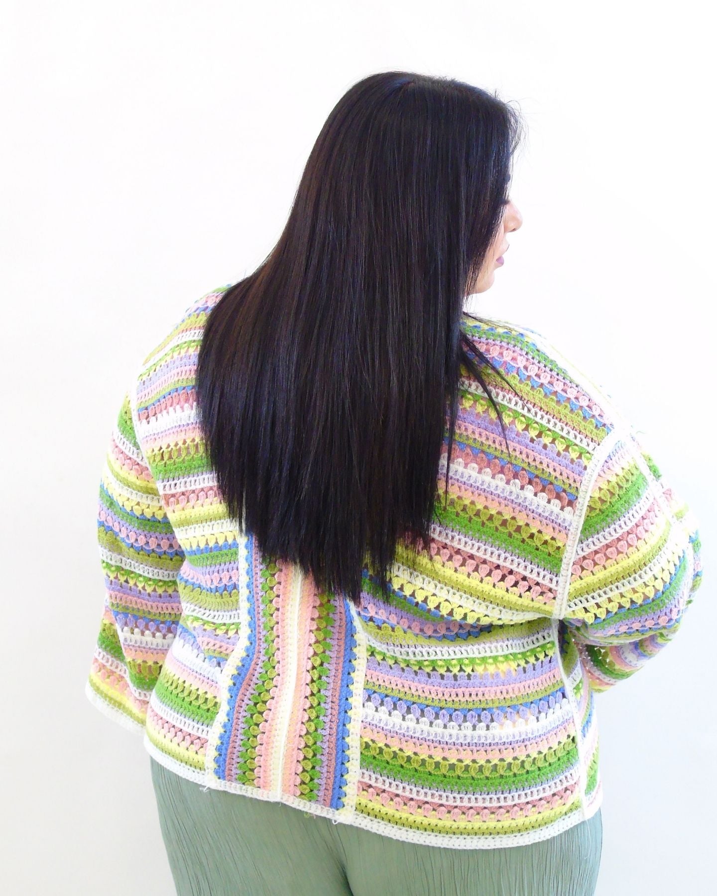 Cardigan in filo 582