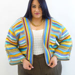 Cardigan in filo 12599