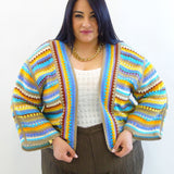 Cardigan in filo 12599