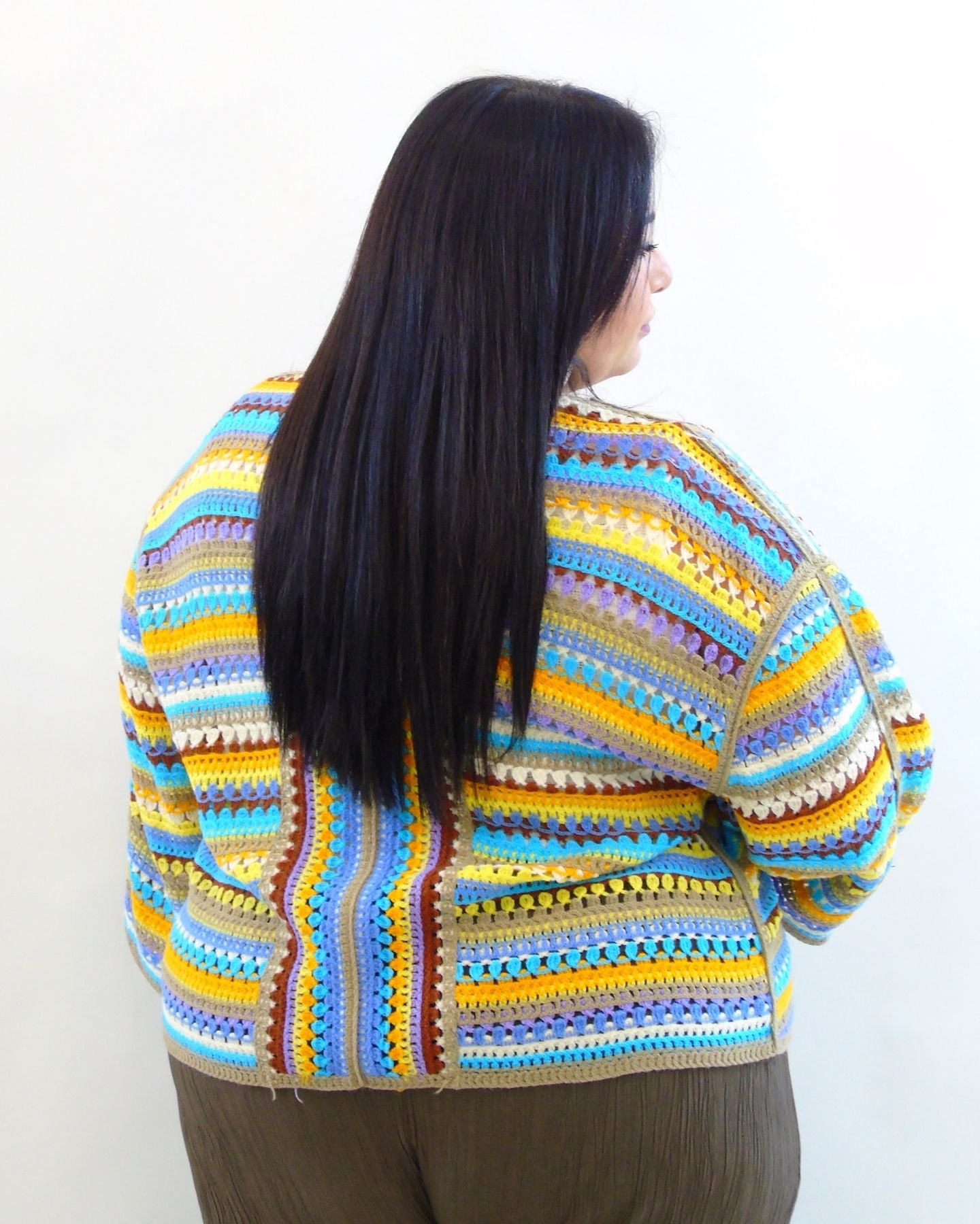 Cardigan in filo 12599