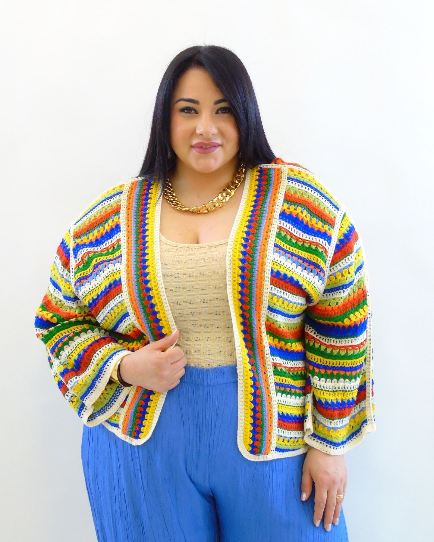 Cardigan in filo 78500