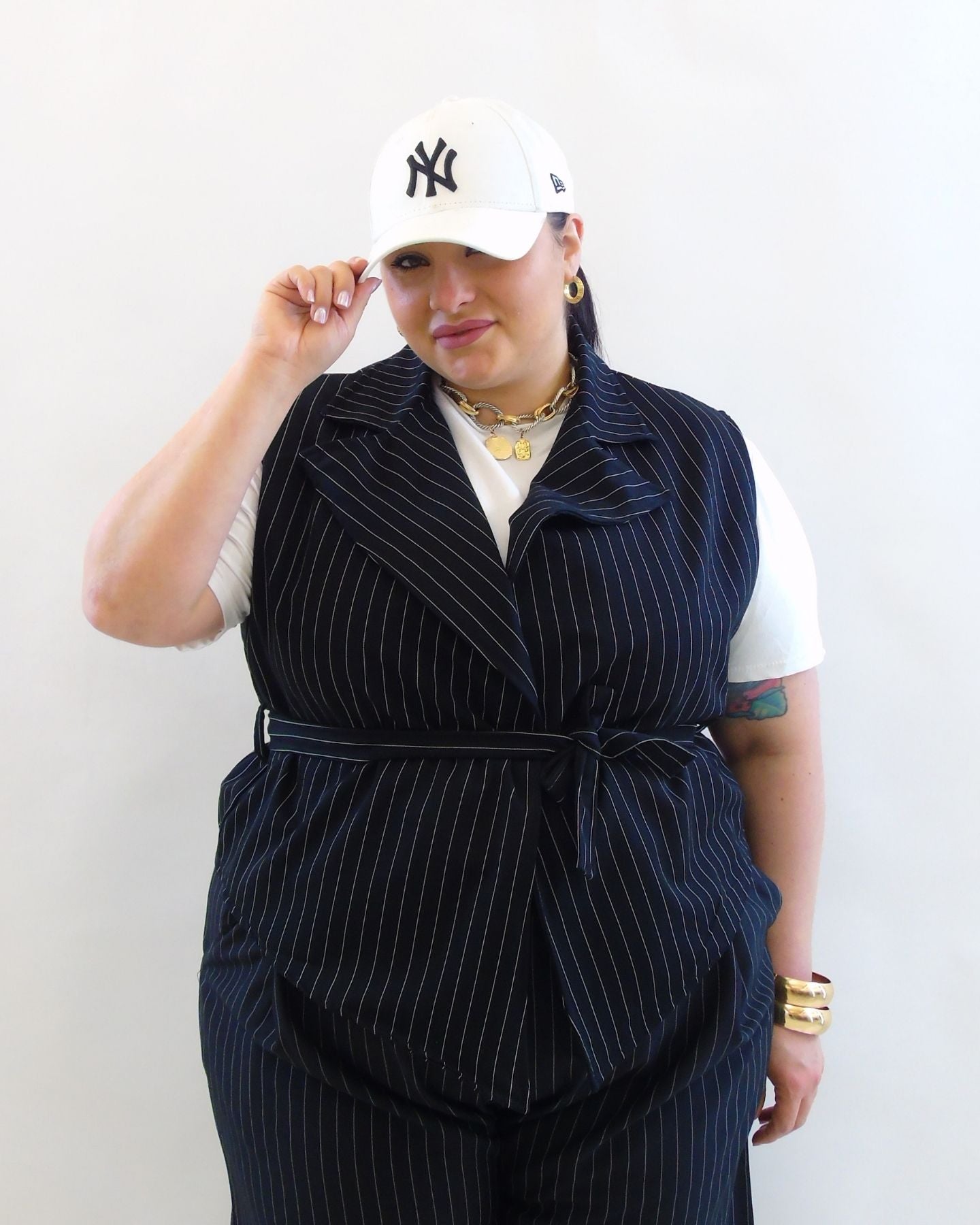 gilet gessato 5662