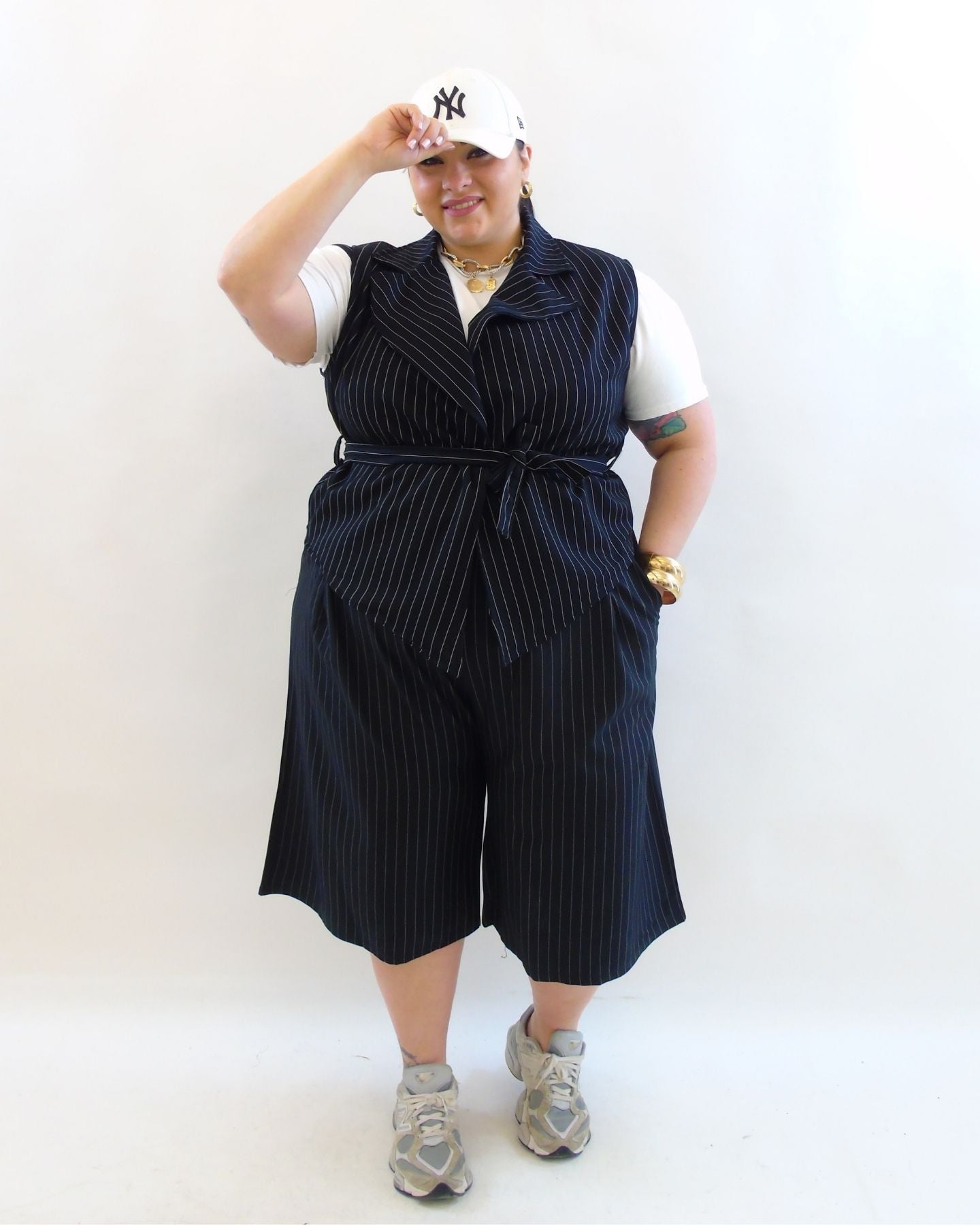gilet gessato 5662