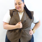 gilet gessato 5662