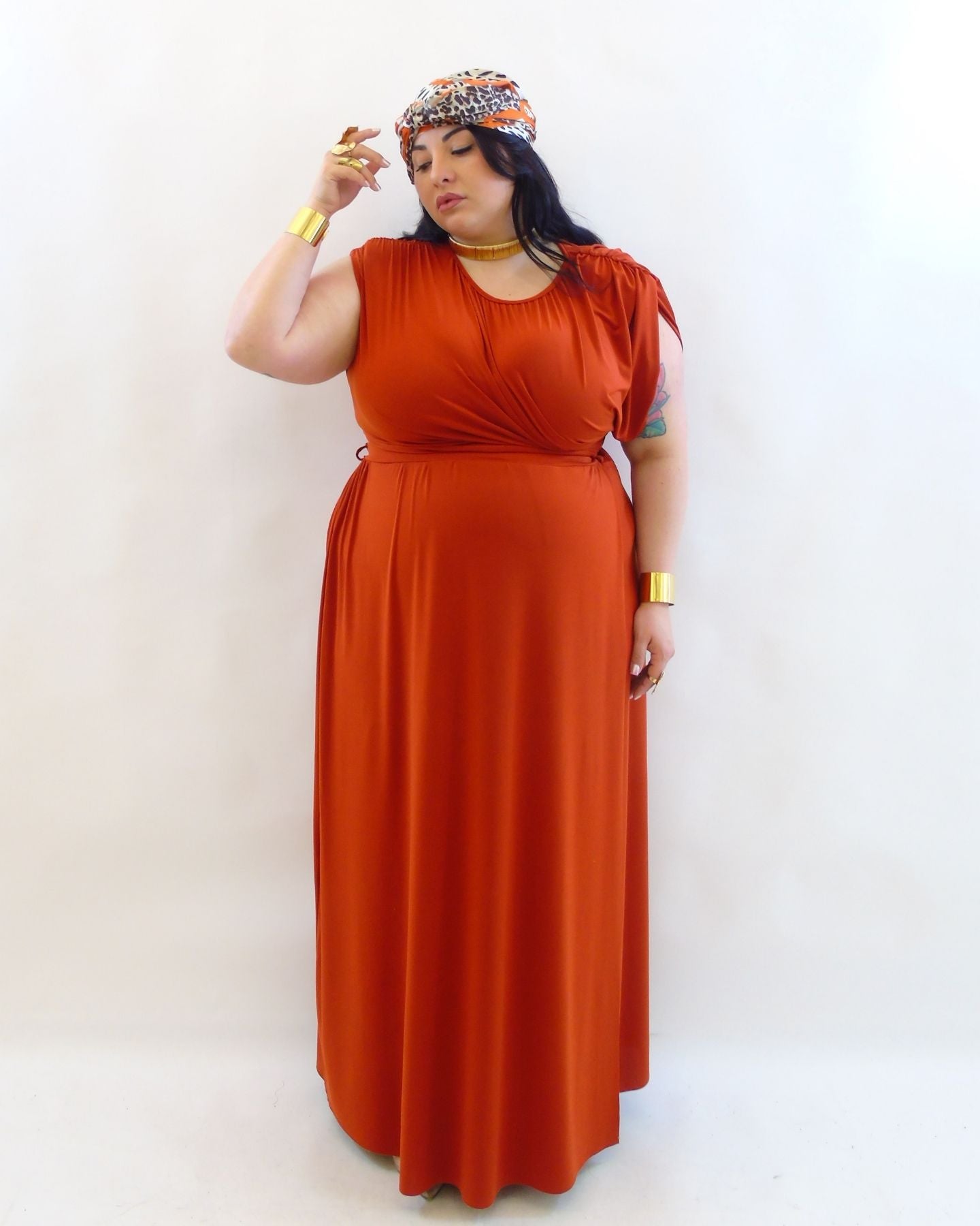 Coordinato gonna ampia 8967