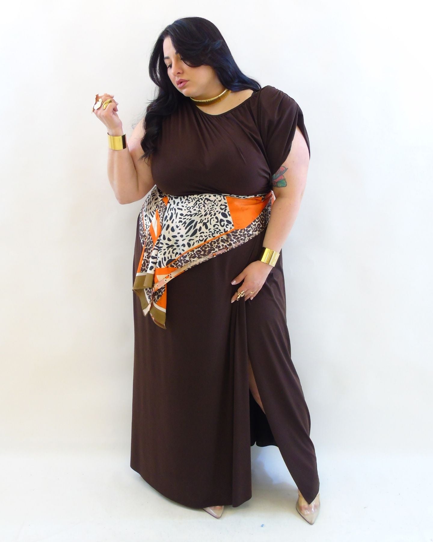 Coordinato gonna ampia 8967