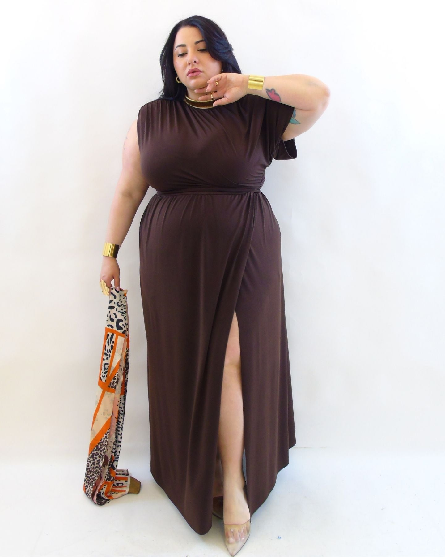 Coordinato gonna ampia 8967