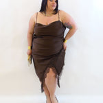 Abito satin 124291