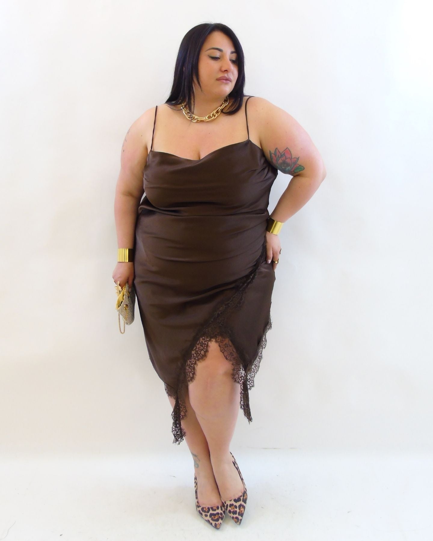 Abito satin 124291