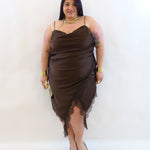 Abito satin 124291