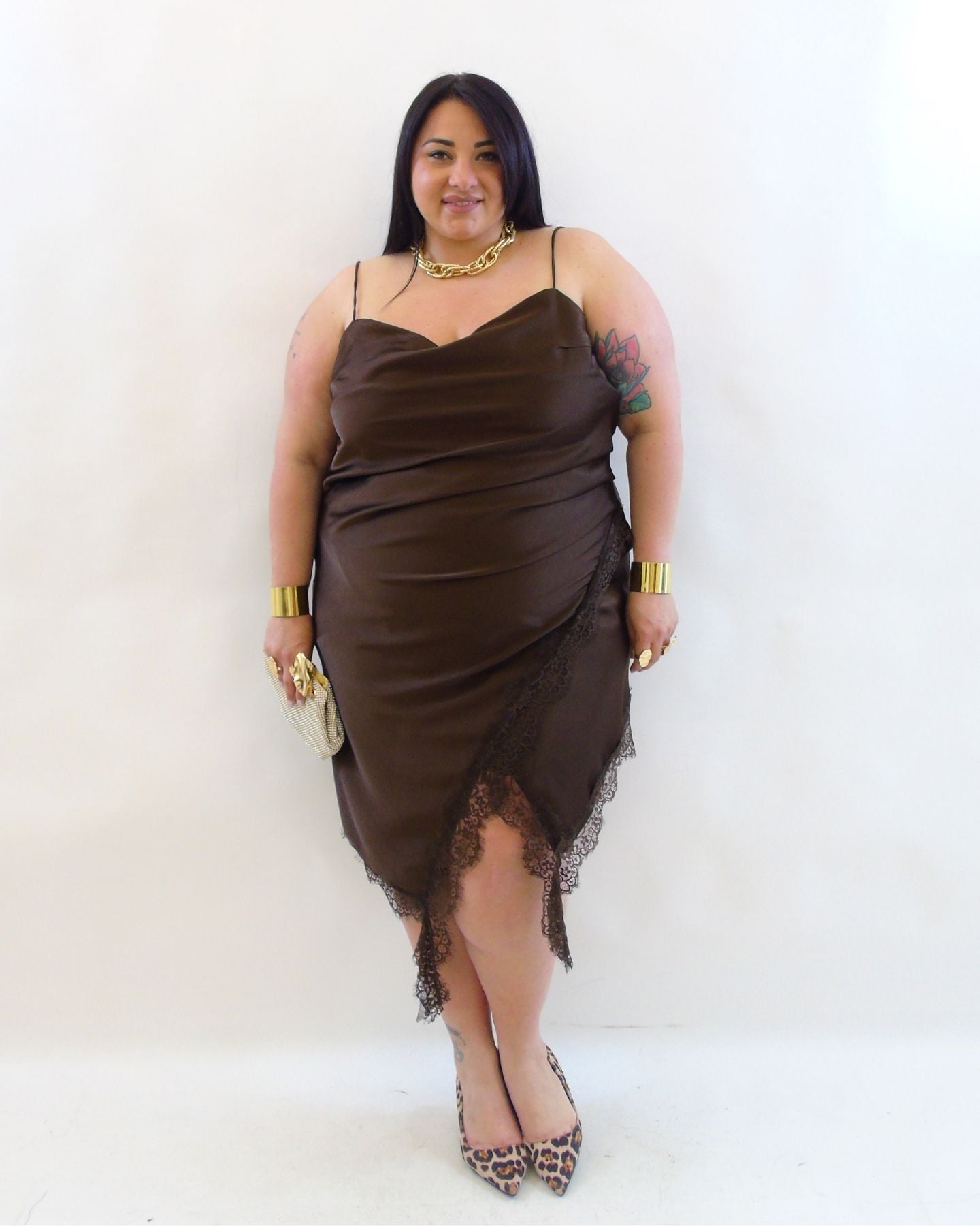 Abito satin 124291
