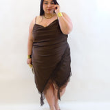 Abito satin 124291